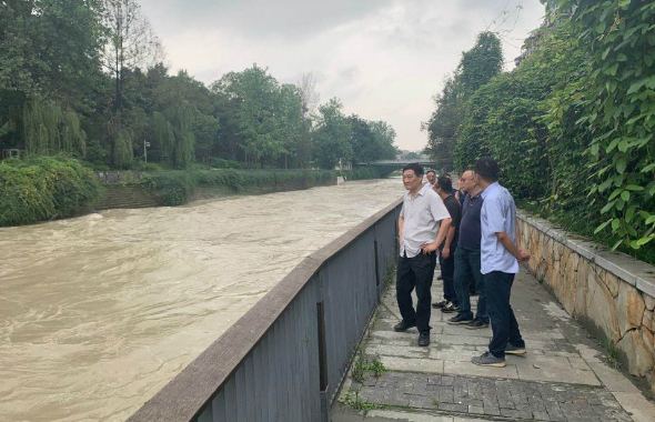 干河水流暴漲，及時啟動應急響應，筑牢安全防線