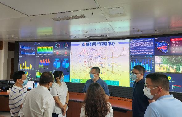 城投集團副總經理楊杰一行前往成都燃氣指導疫情保障工作